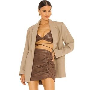 NWT Lamarque x REVOLVE Aricia Skirt in Tan